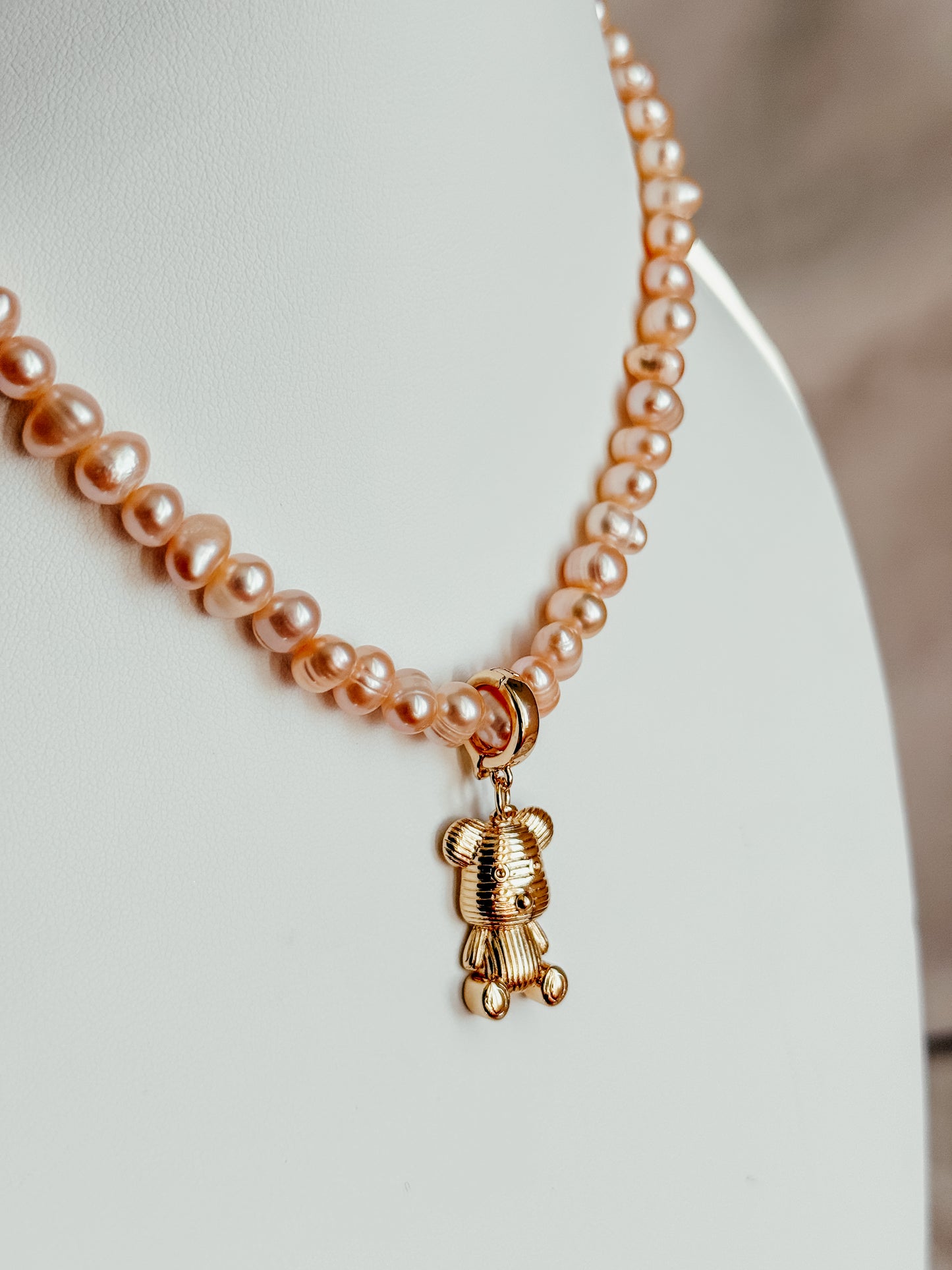 Pink Pearl Necklace