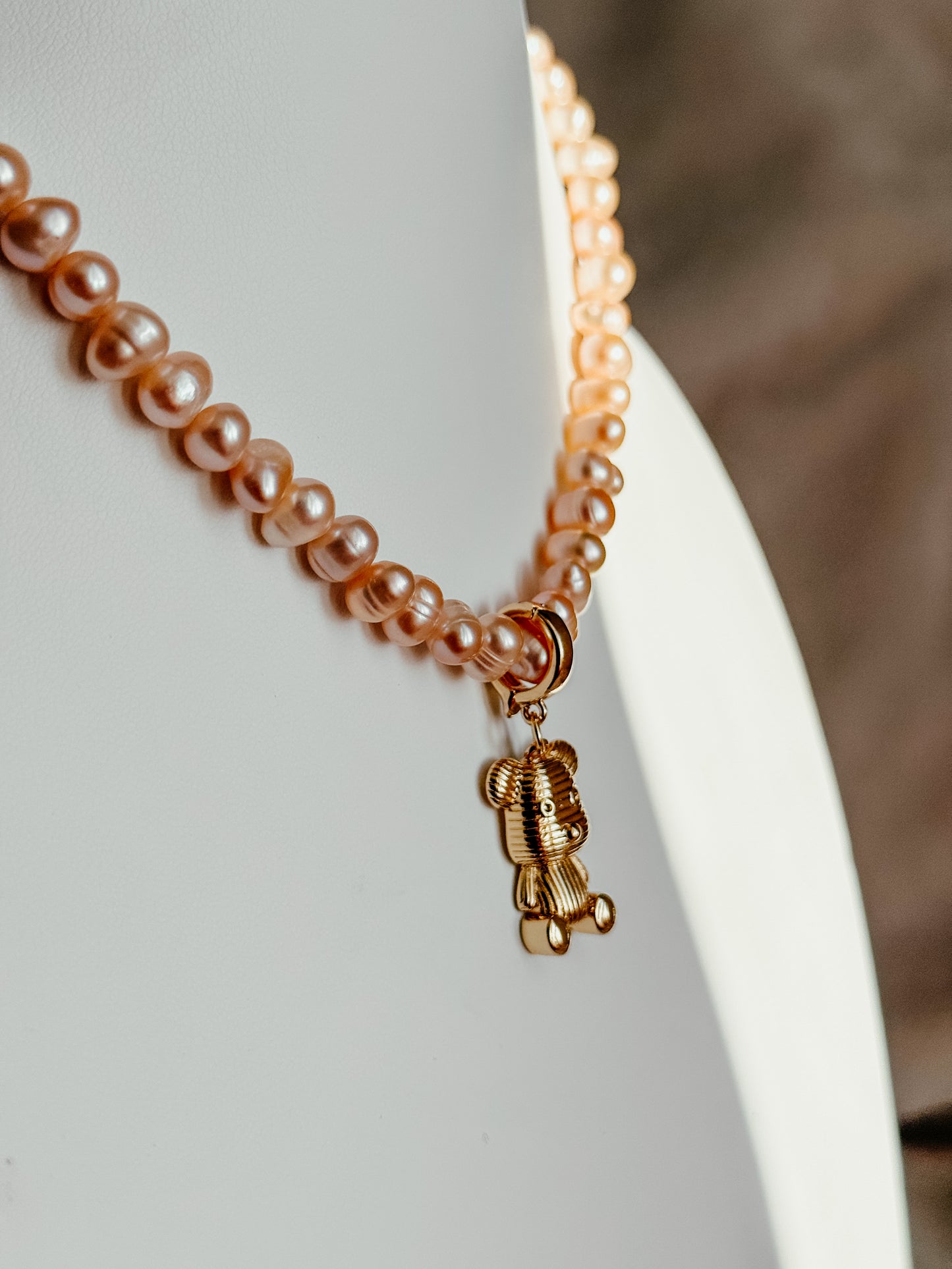 Pink Pearl Necklace