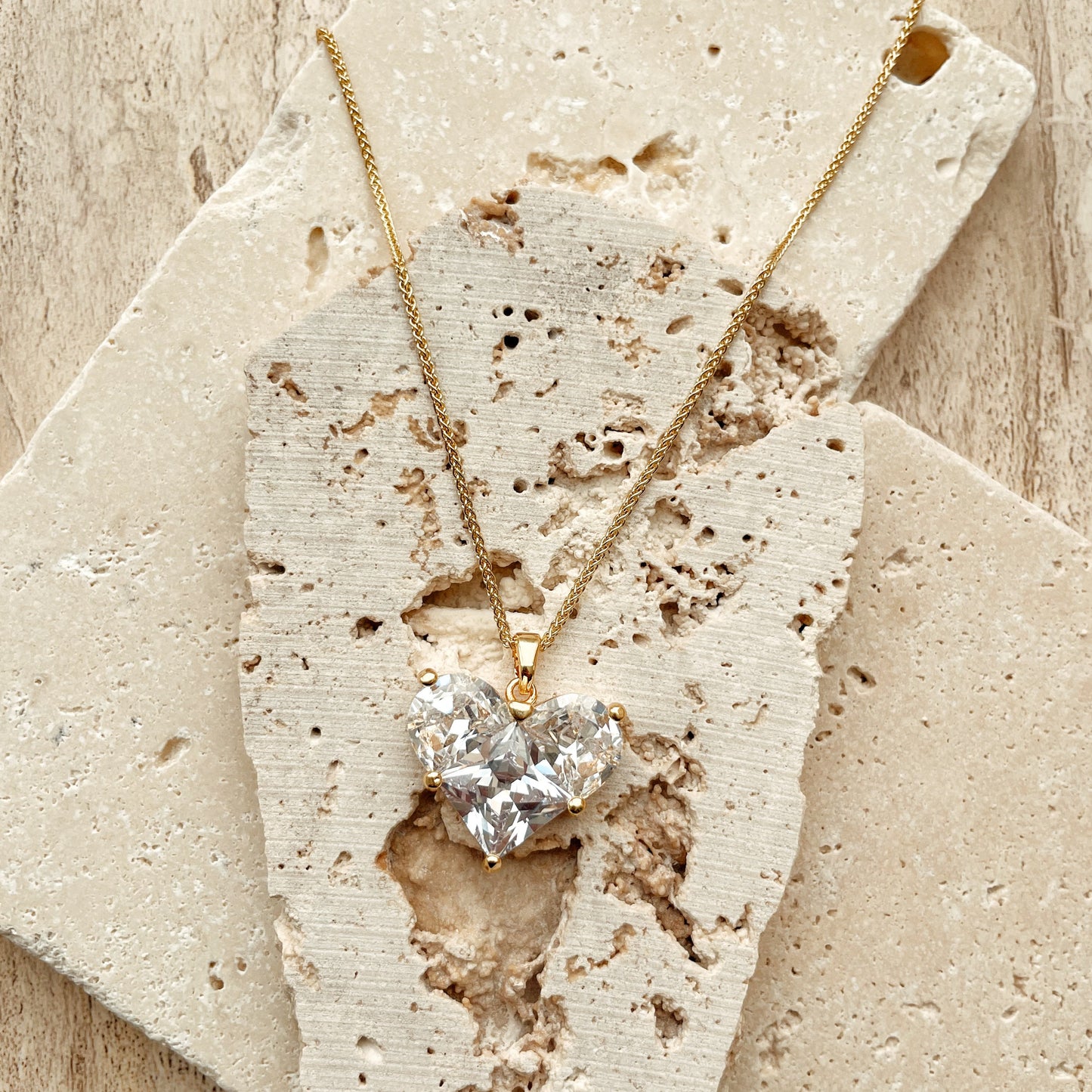 Heart of Diamonds Necklace