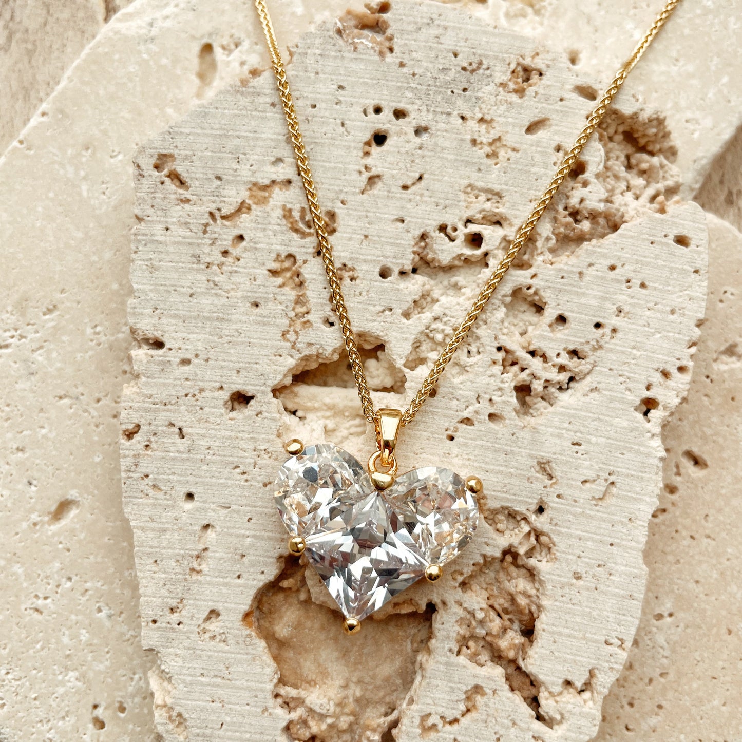 Heart of Diamonds Necklace