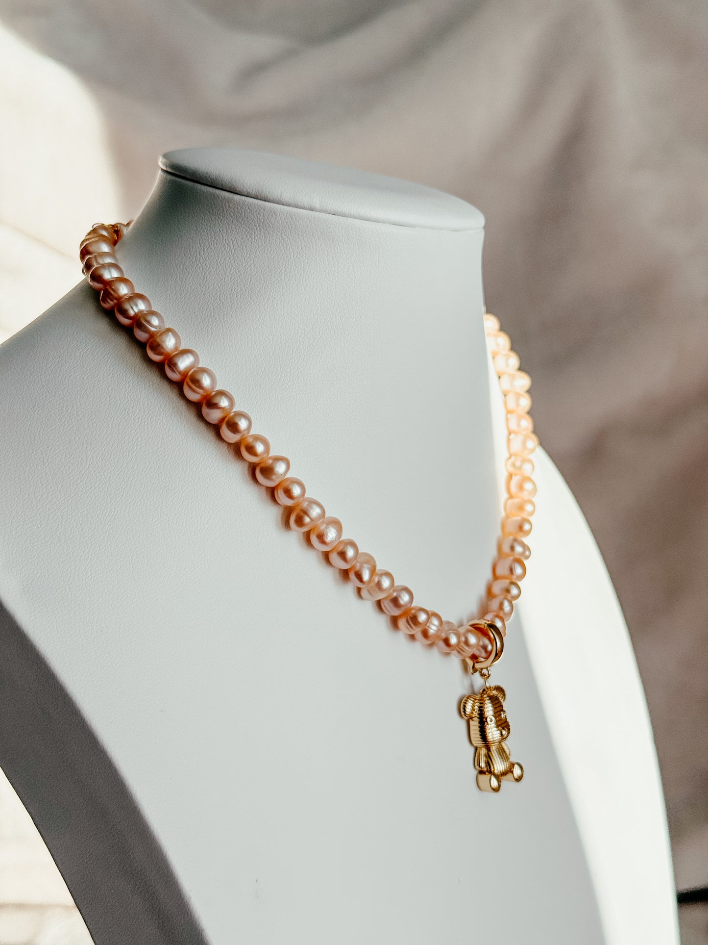 Pink Pearl Necklace