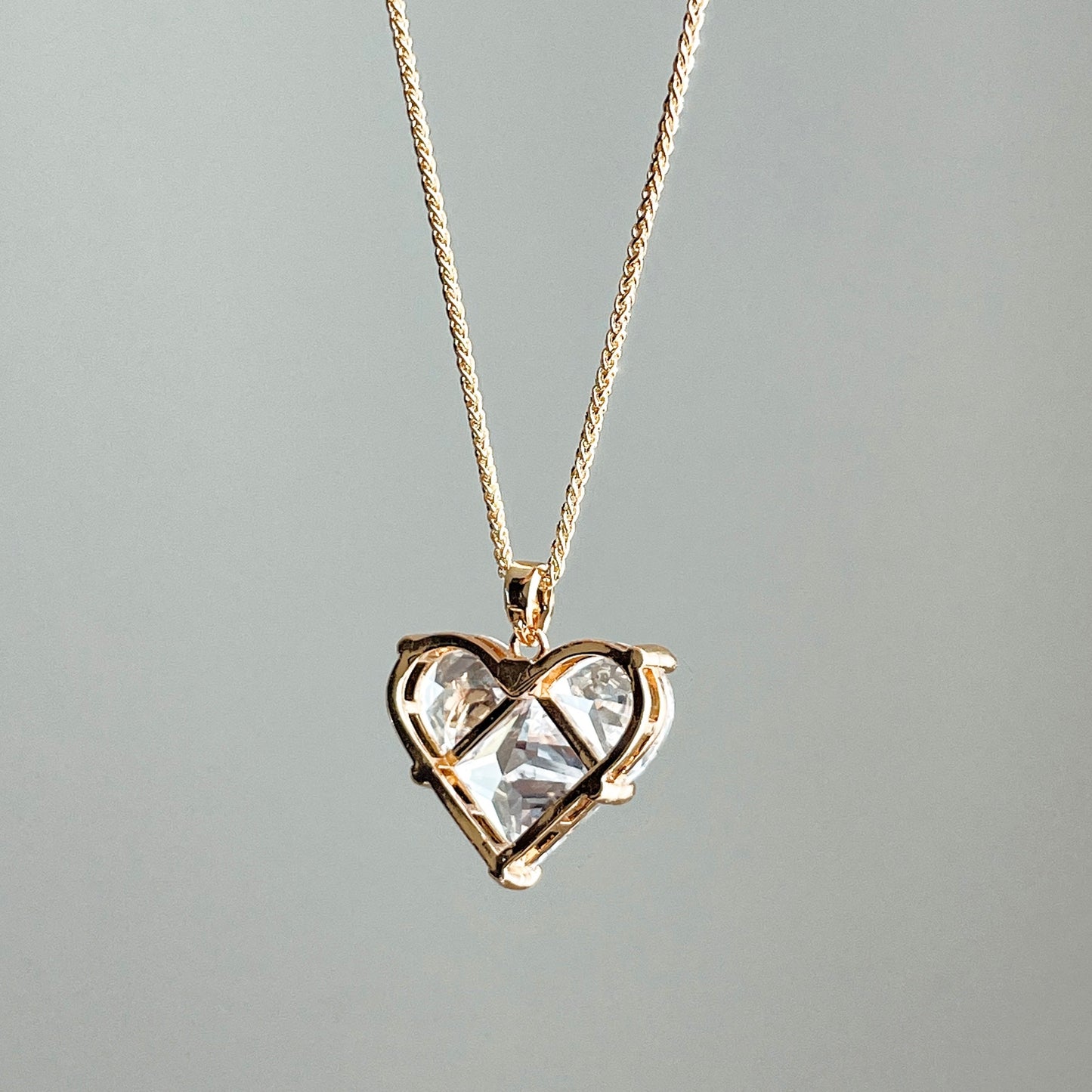 Heart of Diamonds Necklace
