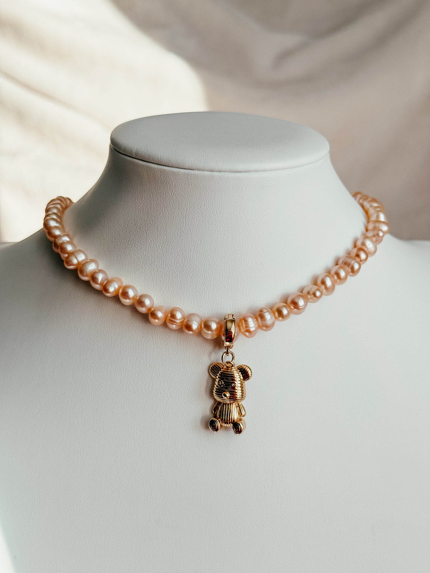 Pink Pearl Necklace