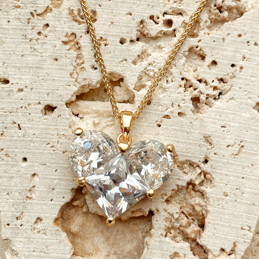 Heart of Diamonds Necklace