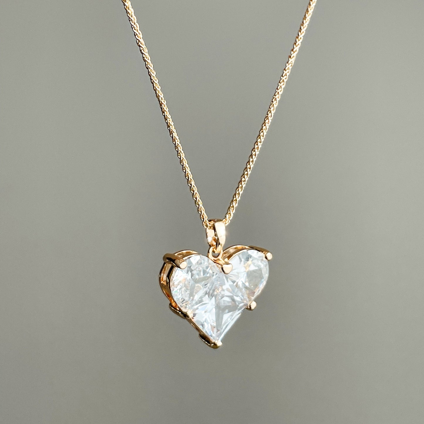 Heart of Diamonds Necklace