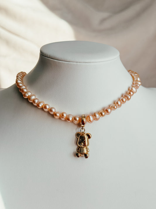 Pink Pearl Necklace