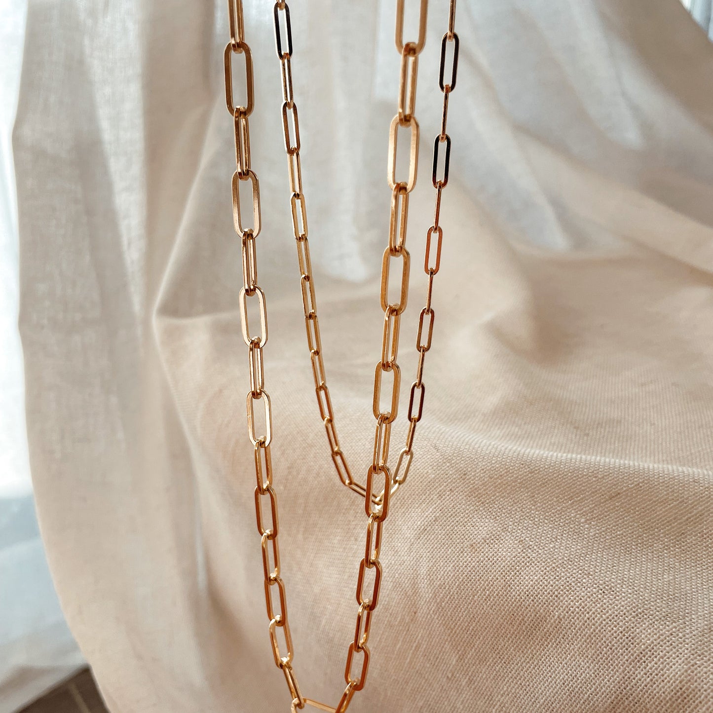 Paperclip Link Necklace